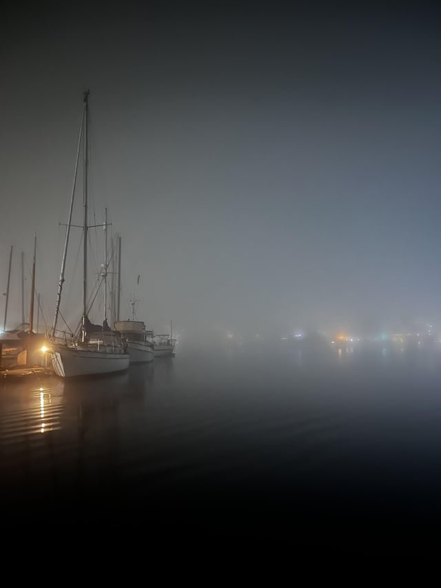 Foggy night on Westlake