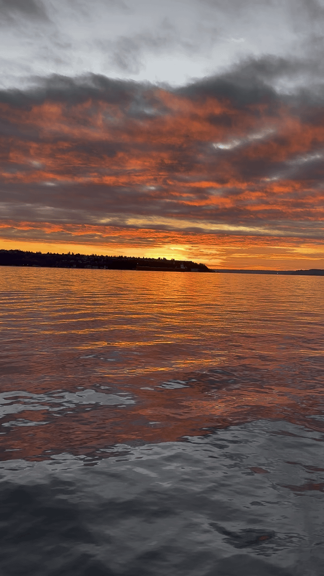 Most beautiful Seattle sunset ever