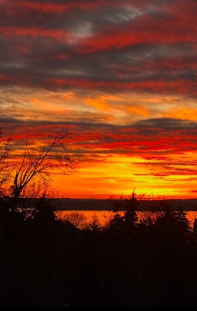 PHOTOS: Saturday’s West Seattle sunset spectacle