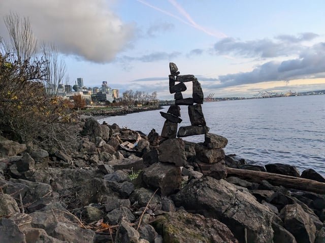 New construction along Elliott Bay Trail