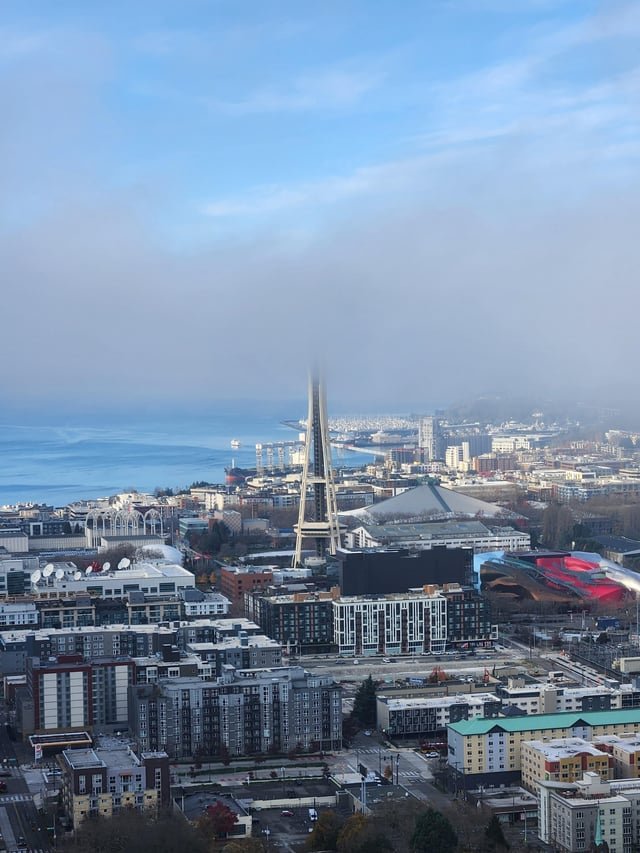 Kinda foggy this morning