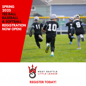 Get ready to play ball! Registration open for West Seattle Little League’s spring season