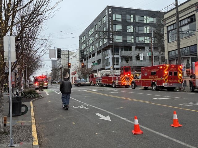 Suspicious package at the Capitol Hill police station