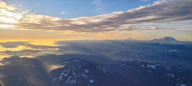 Beautiful Day Leaving Seattle