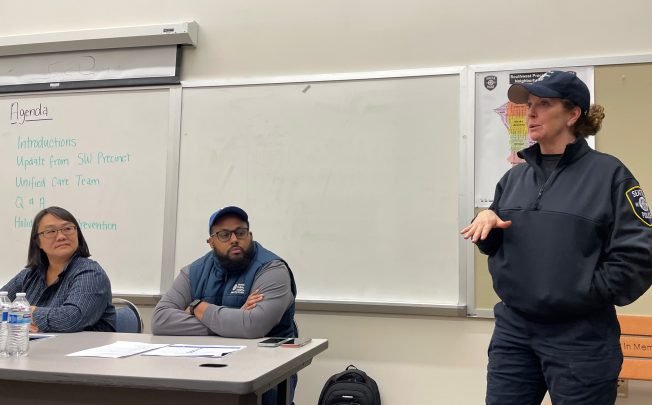 Unified Care Team leaders explain encampment work, plus rest of the story from Southwest Precinct Crime Prevention Council meeting