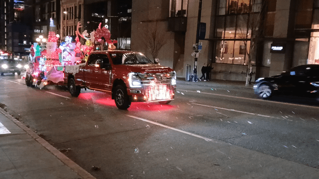 This guy driving down 1st has more Christmas spirit than you