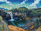My drawing of Snoqualmie Falls