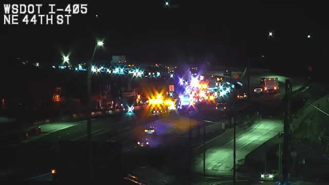 Saturday, Dec. 14: Southbound I-405 CLOSED in Renton