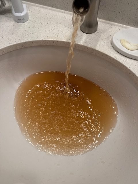 Brown water in Seaview