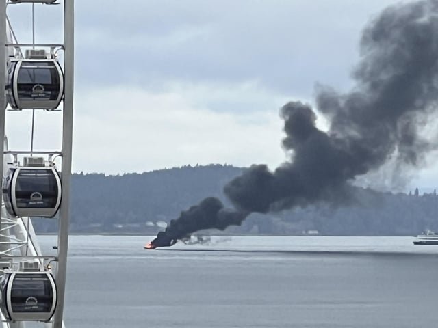 Boat on fire?