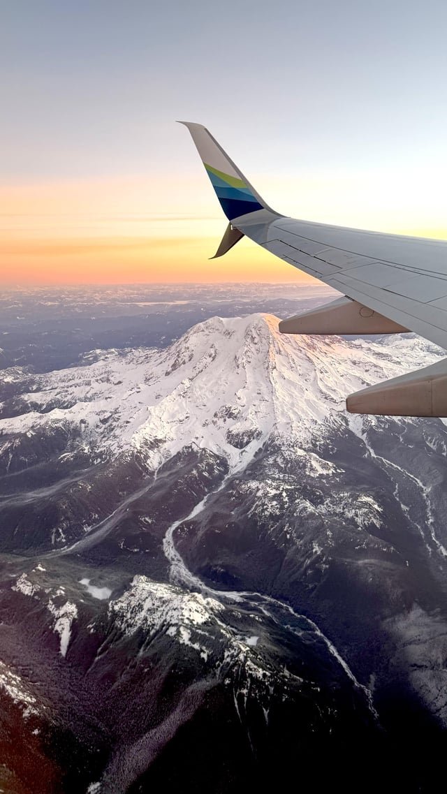 Mt. Rainier from my flight this week <3
