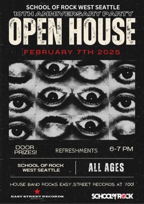 BIZNOTE: West Seattle School of Rock to celebrate 10th anniversary