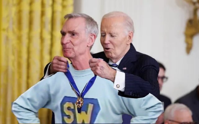 Bill Nye Makes History as First Speed Walker to Earn Presidential Medal of Freedom