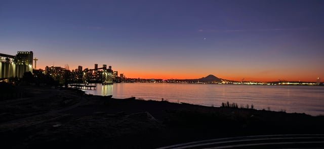 28 degrees out this AM but worth the view!