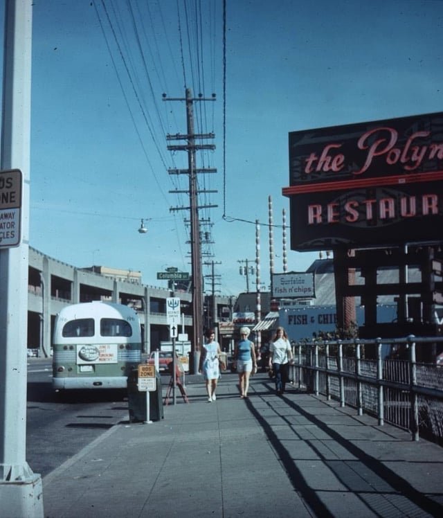 Alaskan Way in 1970
