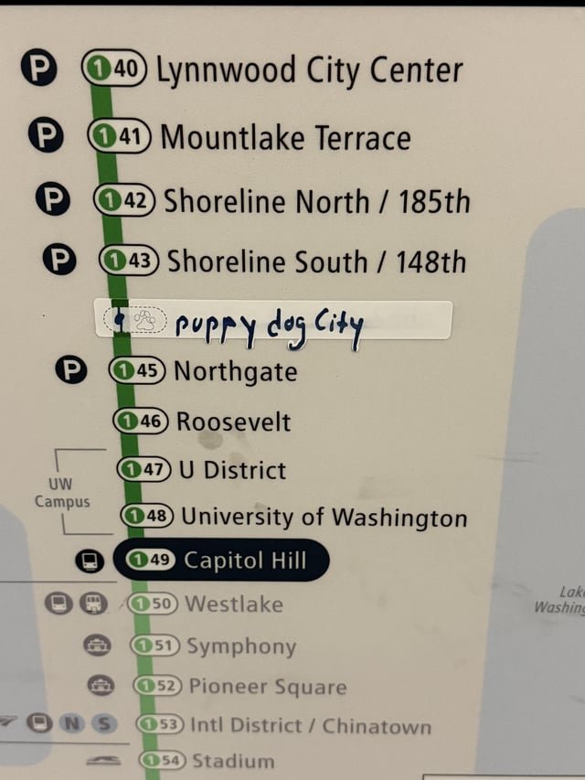 Citizens taking the job of naming light rail stations into their own hands…