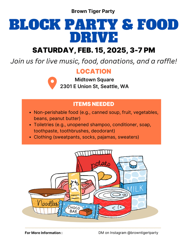 Food Drive in the Central District.