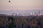 Seattle and Mt Rainier from Kitsap County yesterday