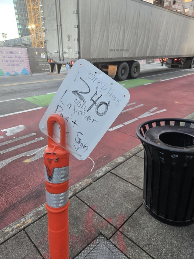 Anyone know what’s the lore behind this sign? Found at Bellevue Transit Center.