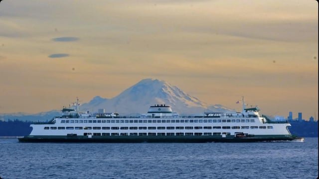 Tahoma and a ferry