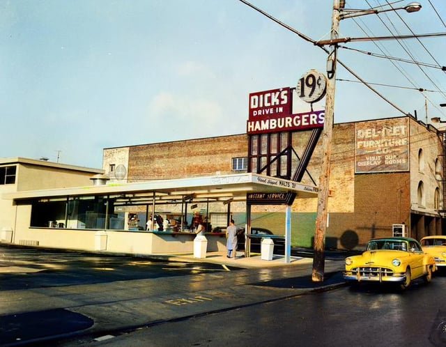 Dick’s on Broadway, 1955