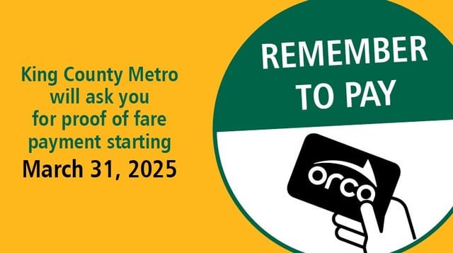 King County Metro to resume fare inspection in March 2025