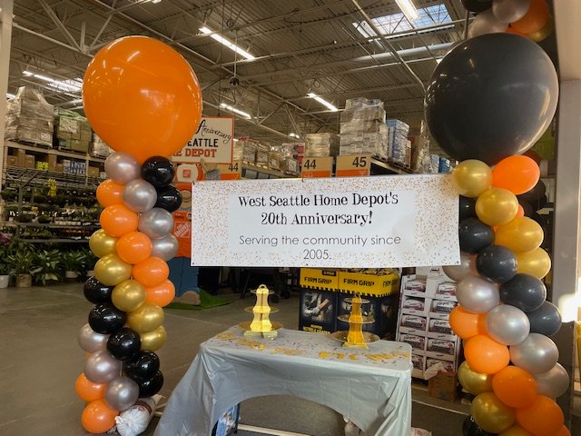 HAPPENING NOW: West Seattle Home Depot’s anniversary party
