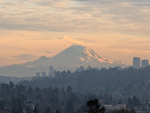 Mountain was out