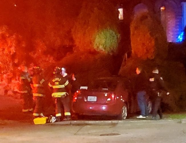 Sidewalk crash in Upper Morgan
