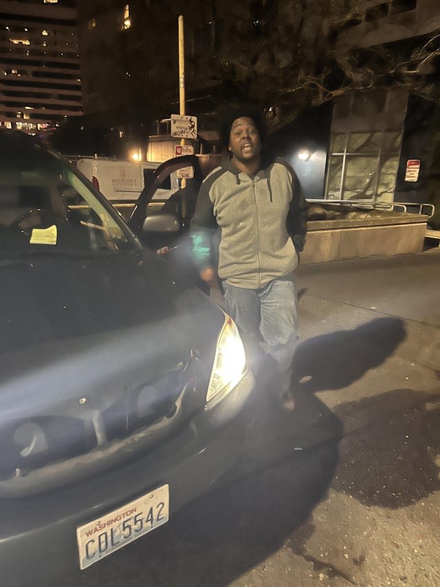 Heads up, Violent Man on Cap Hill