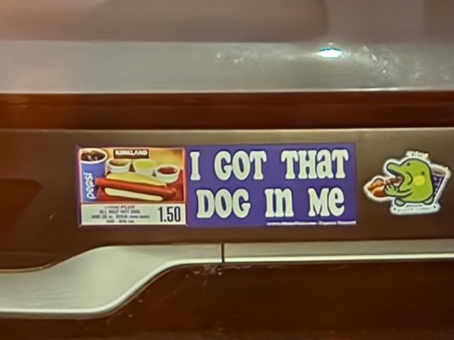 I don’t know which one of you this was, but I respect your vibe.