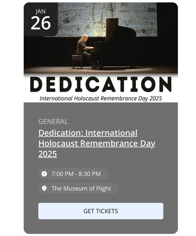 International Holocaust Remembrance Day is Monday