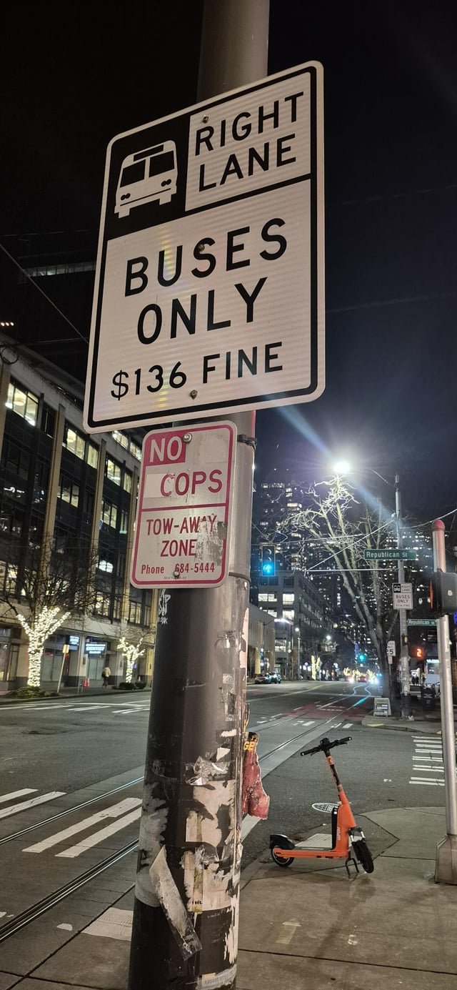 This made me chuckle on my drive down Westlake Ave in SLU.