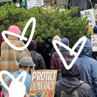 Protests at the Federal Building today (2/17)
