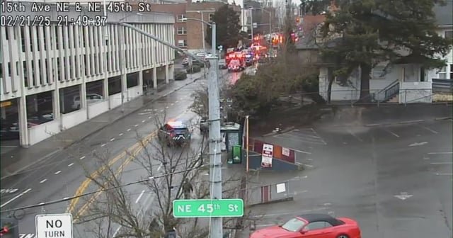 Three pedestrians hit by car in Seattle’s University District, driver arrested