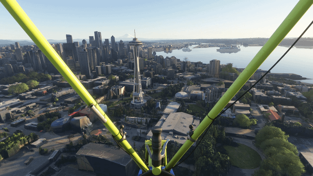 Downtown Seattle is Flight Simulator 2024