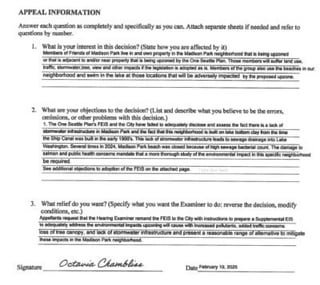 Madison Park neighborhood group files environmental appeal to stop growth plan that would increase urban density