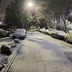 Snowing here in the U District