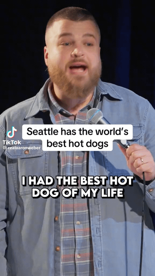 Comedian discovers Seattle’s signature after bar/game food and it blew his mind