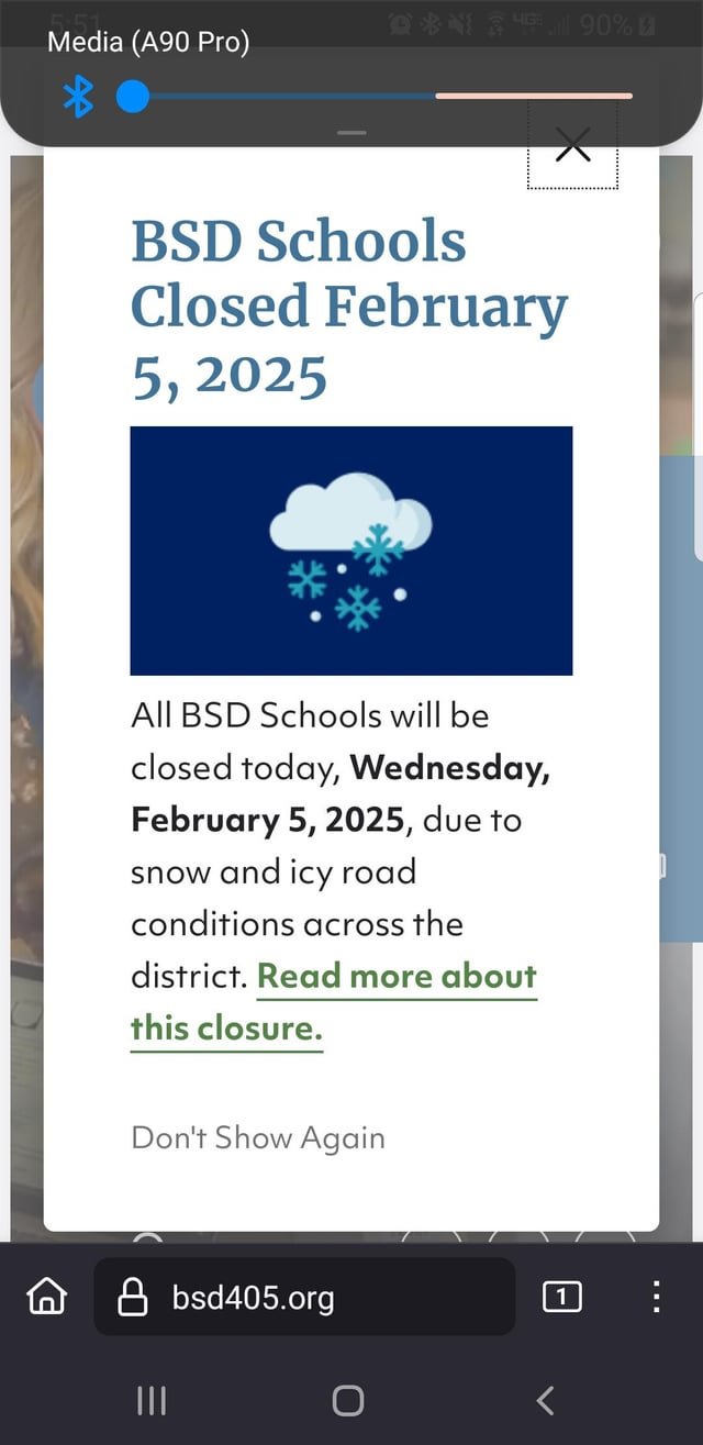 Bellevue schools closed today