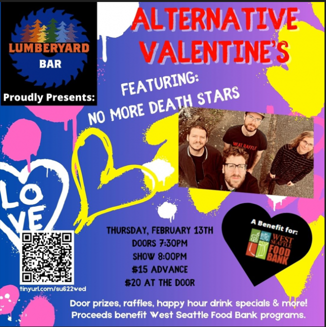 THURSDAY: Alternative Valentine party with No More Death Stars