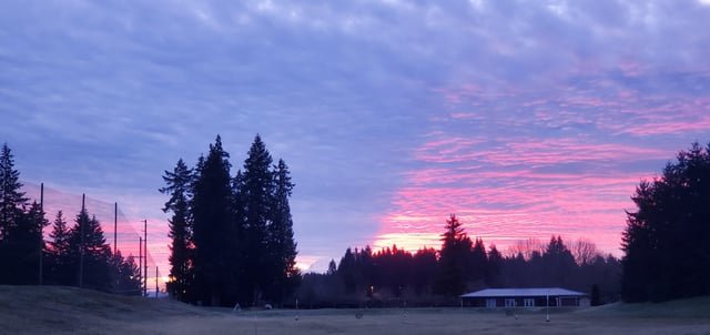 Rainier is doing it’s thing right now.