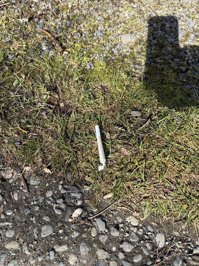 Alright, which one of you lost a joint in Olympic Hills yesterday? (I picked it up since it’s near the school)