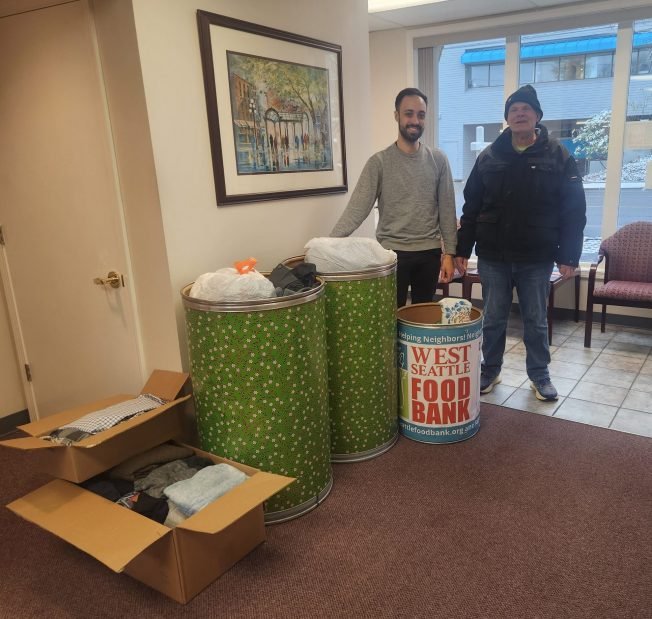GRATITUDE: Warm clothing/food drive wraps up at Dave Newman State Farm Insurance Agency