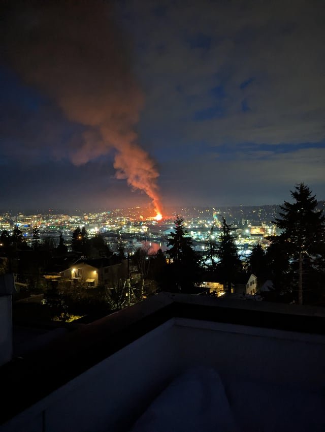 You all ok there in Ballard? What’s going on?