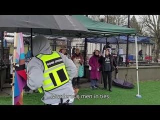 Raging Grannies at Seattle President’s Day Protest Feb. 17, 2025