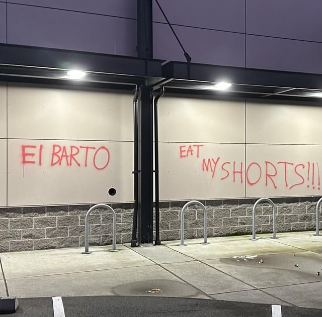 El Barto seen on Aurora Ave