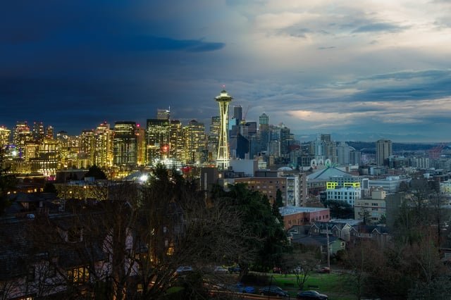 Day to night from Kerry Park