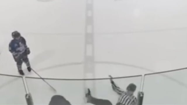 Dad charged with assault for shoving 2 child referees at hockey game