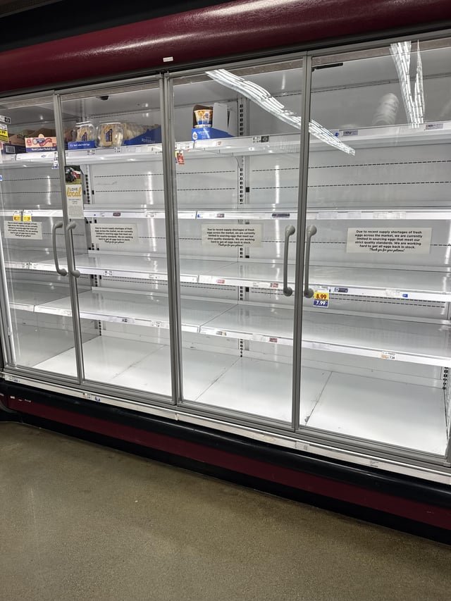 No eggs at the QFC in Ballard